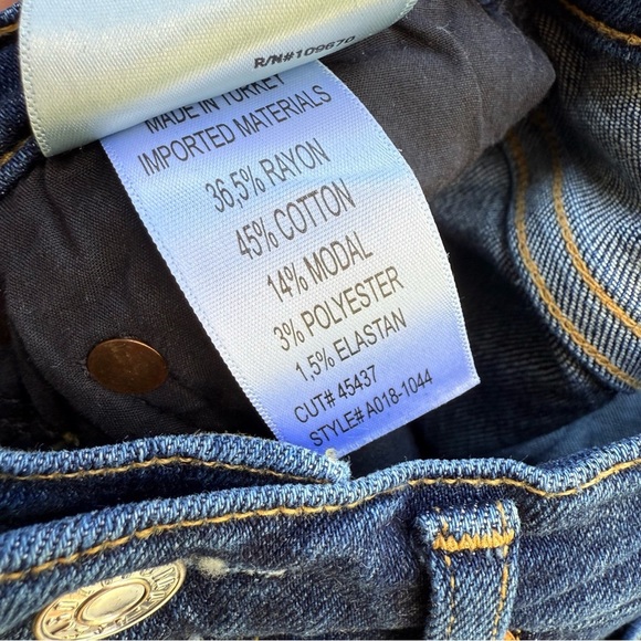 AGOLDE cutoff Jeans Short Size 27 High Rise - Picture 3 of 7